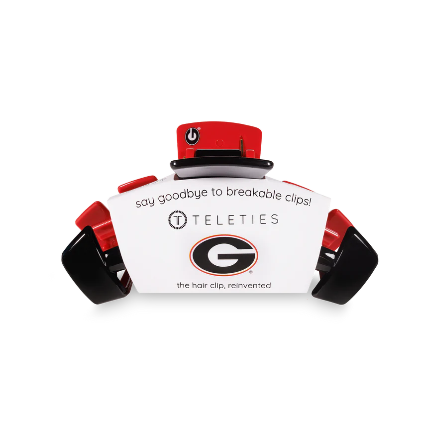 University of Georgia Medium Hair Clips