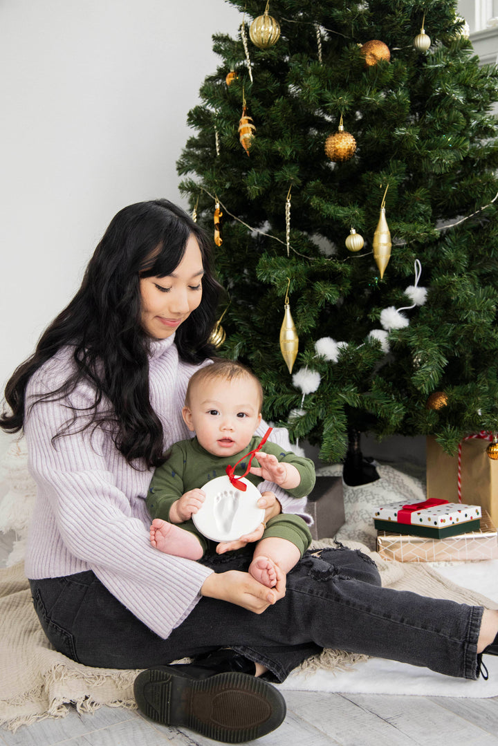 Babyprints Christmas DIY Keepsake Ornament, Set of 2