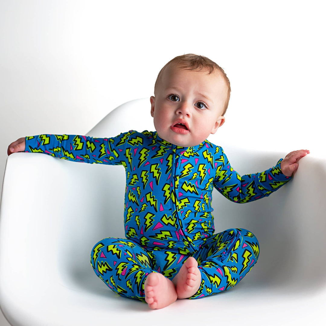 Bamboo Baby Pajama Sleepies Little Baby Zip Zach