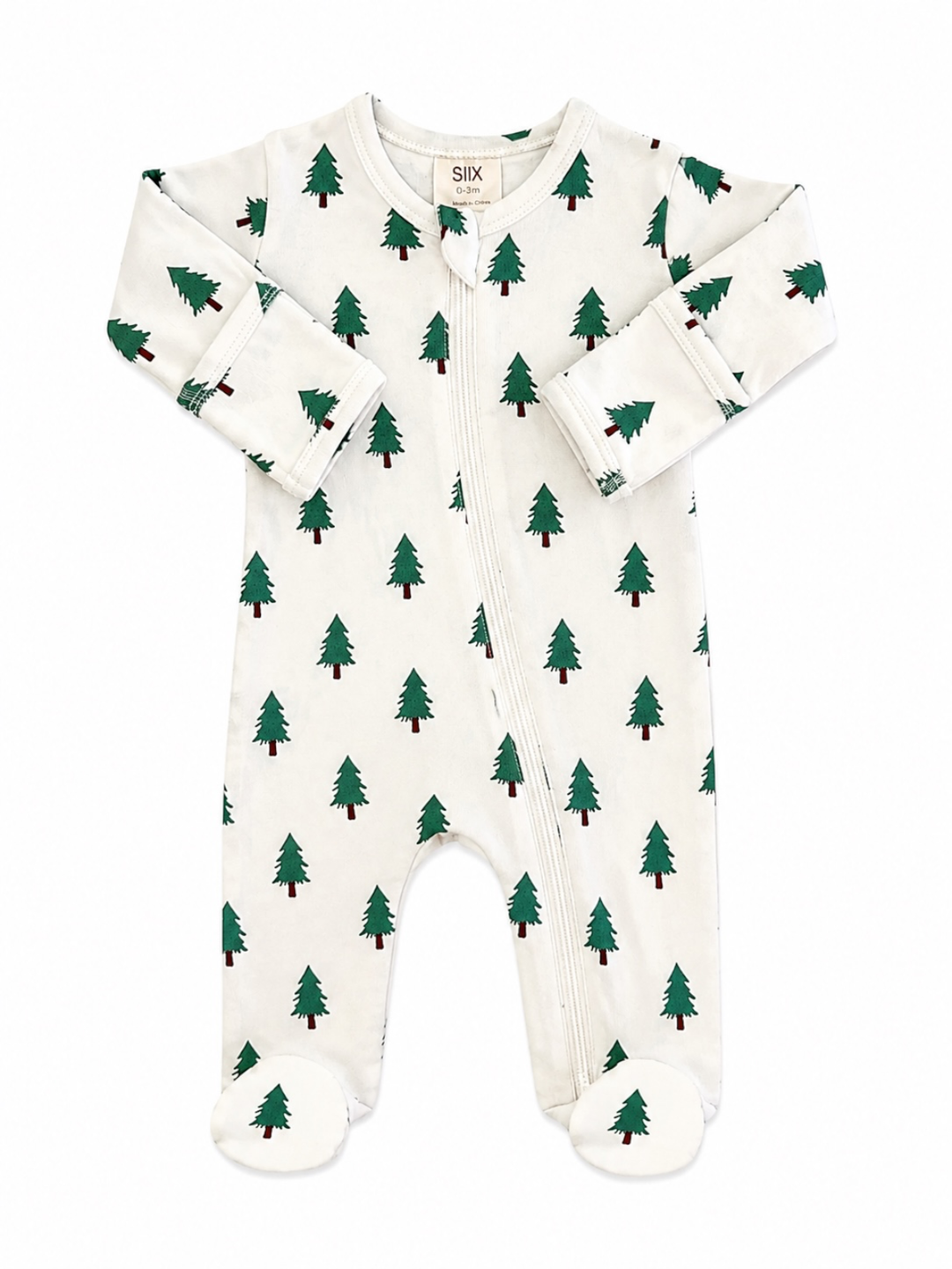 Trees / Organic Zip Footie