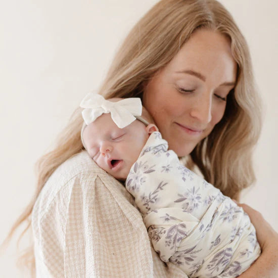 Bamboo Rayon Muslin Swaddle-Forget-Me-Not