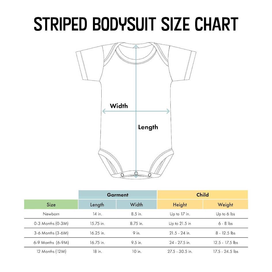 Tennessee Volunteers Striped Infant Bodyuit