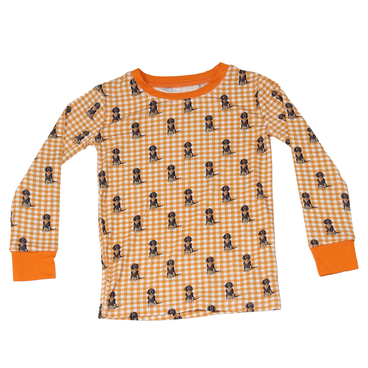 Bluetick Coonhound Stripe Unisex Kids Pajamas