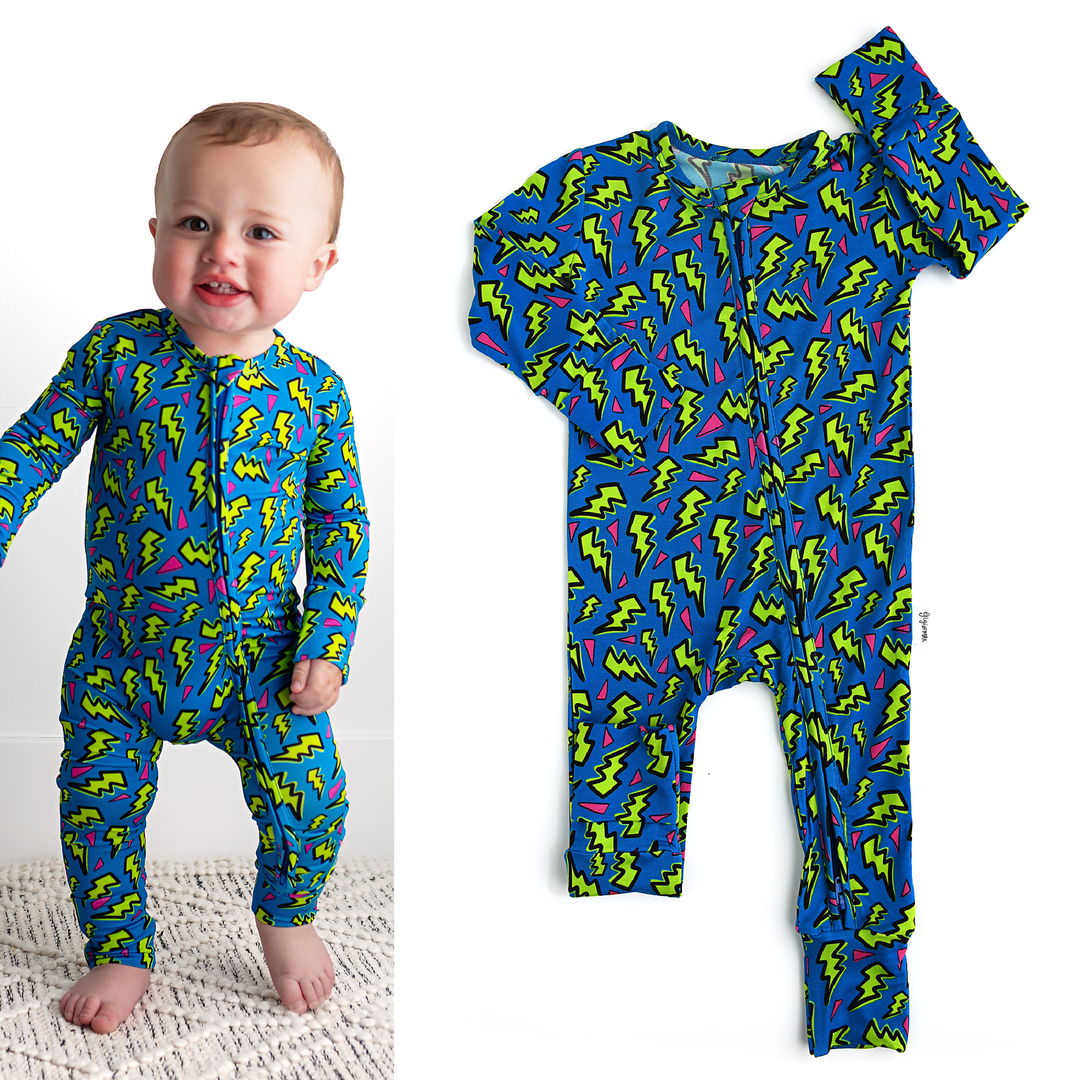 Bamboo Baby Pajama Sleepies Little Baby Zip Zach