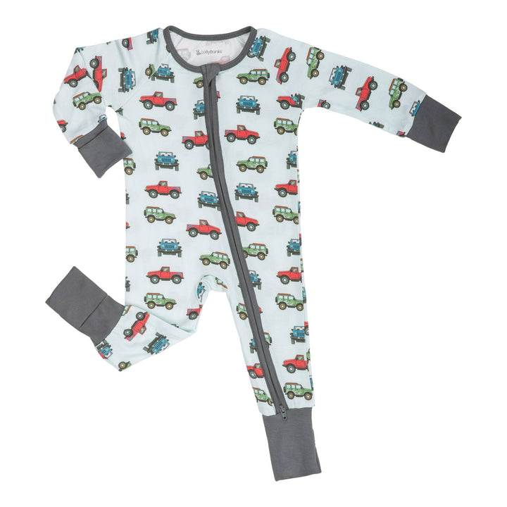 Bamboo Baby Convertible Zipper Pajama  Adventure is Calling