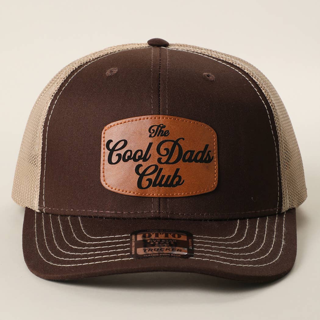THE COOL DADS CLUB Patch Mid-Profile Mesh Back Trucker Hat