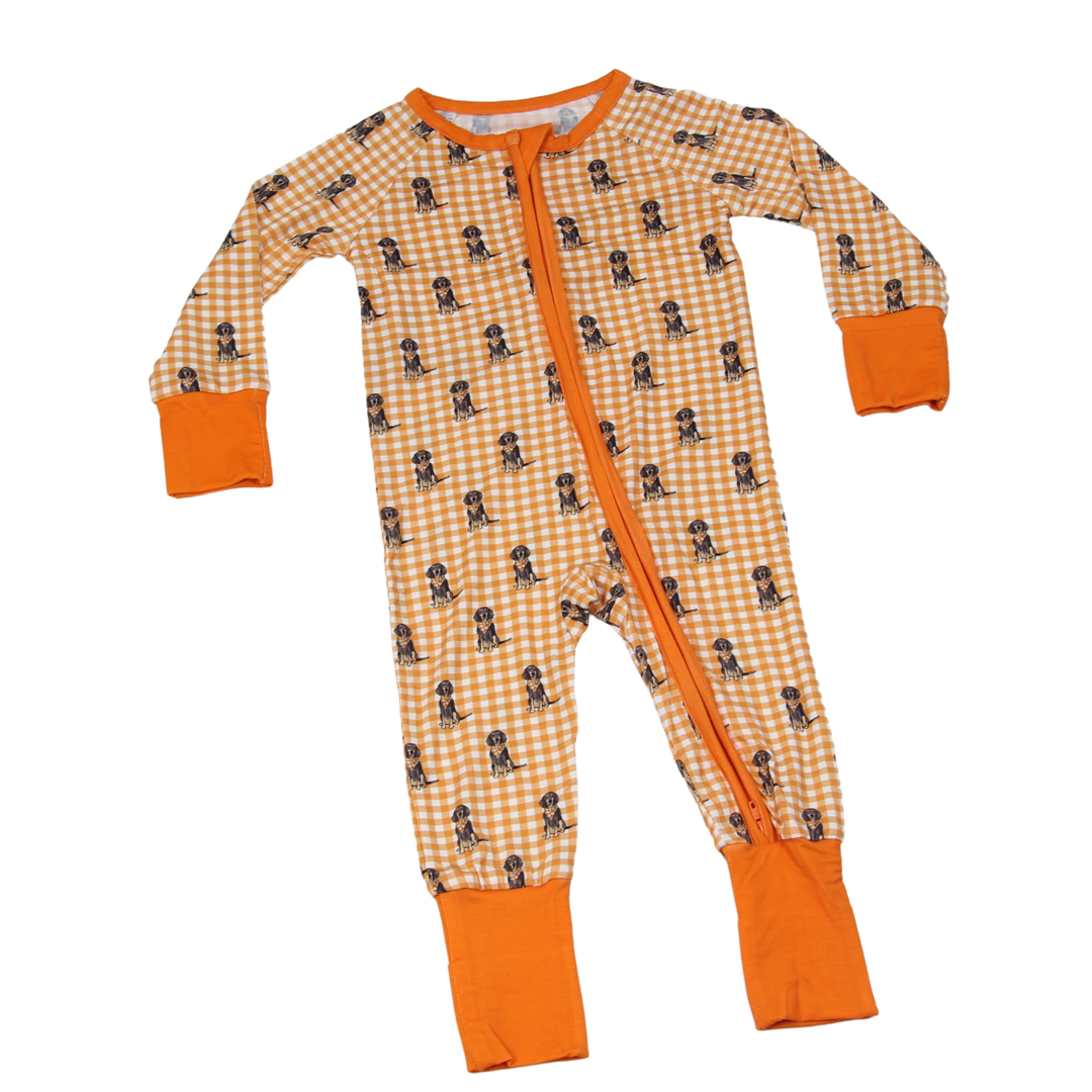 Bluetick Coonhound Stripe Unisex Kids Pajamas