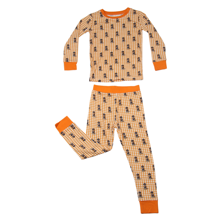 Bluetick Coonhound Stripe Unisex Kids Pajamas