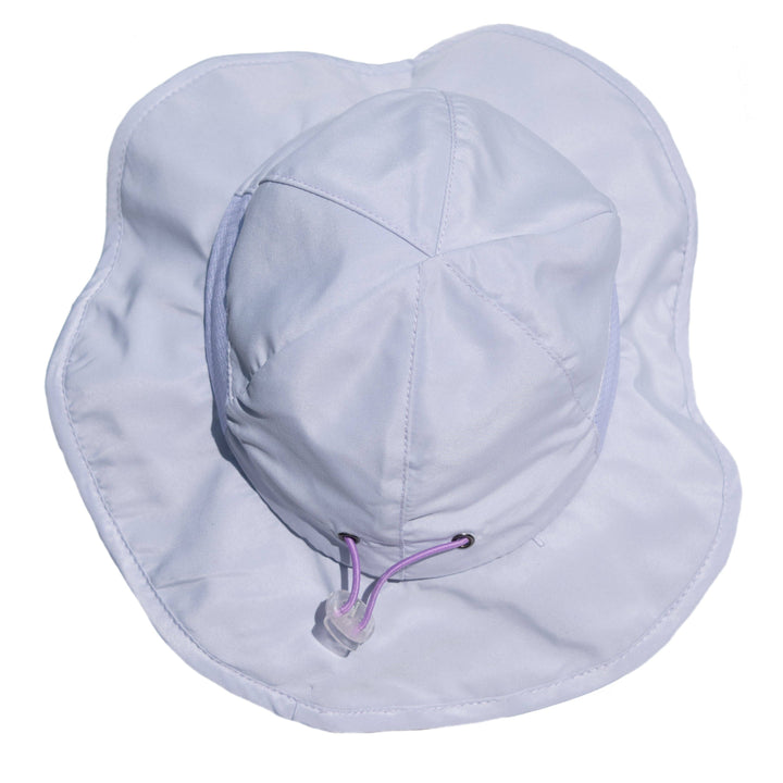 Baby/Toddler Floppy Sun Hat w/Adjustable Chin Strap Lavender