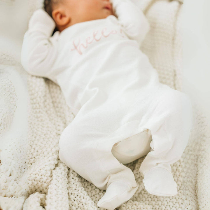 Hello! Footie - Dusty Rose by Luna and Arlo