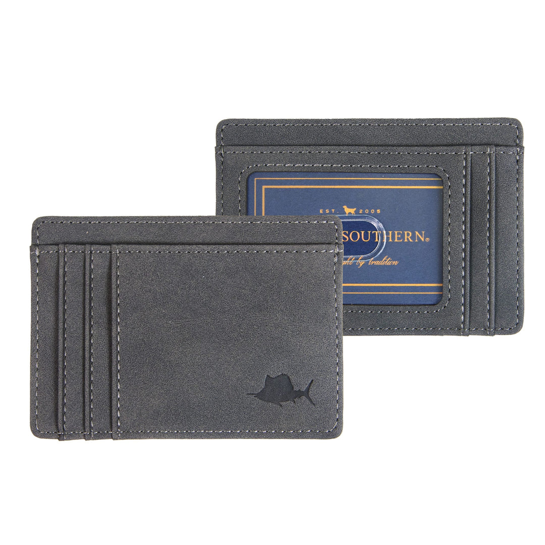 Mens Leather Wallet - Fish