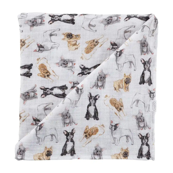 French Bulldog Swaddle Blanket