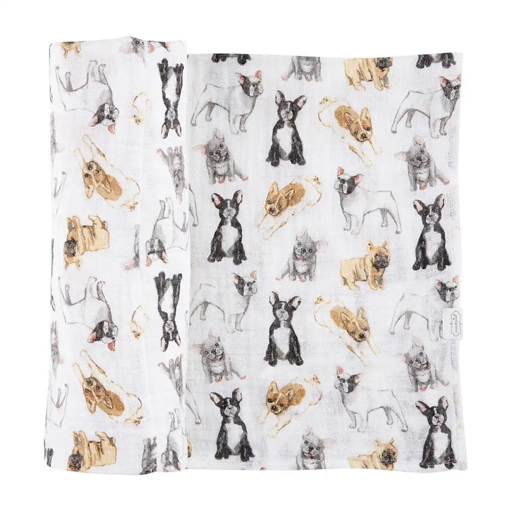 French Bulldog Swaddle Blanket