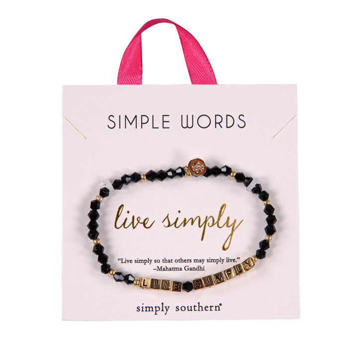 Simple Word Bracelets