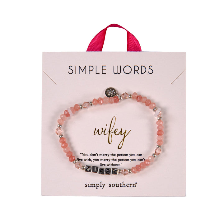 Simple Word Bracelets