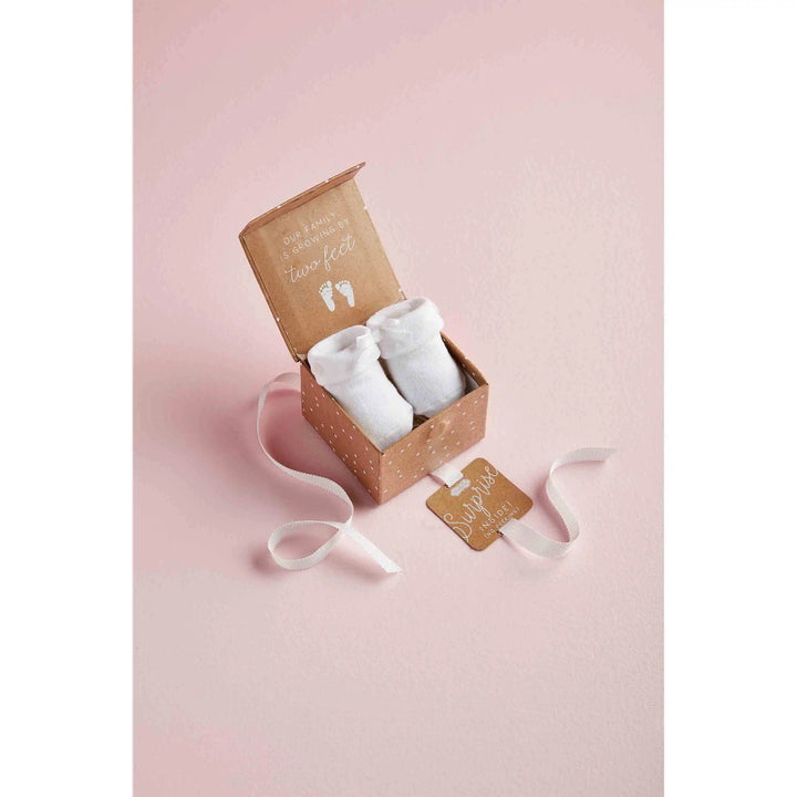 Baby Sock Announcement Box