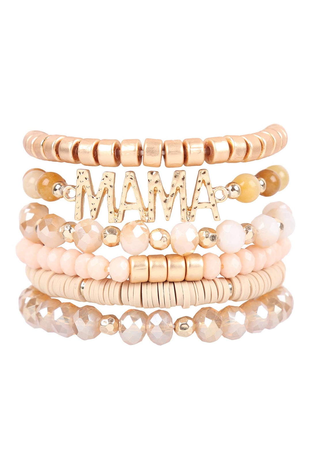 Mama Beaded Bracelet Set