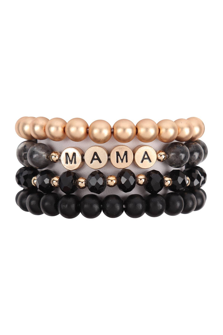 Mama Beaded Bracelet Set