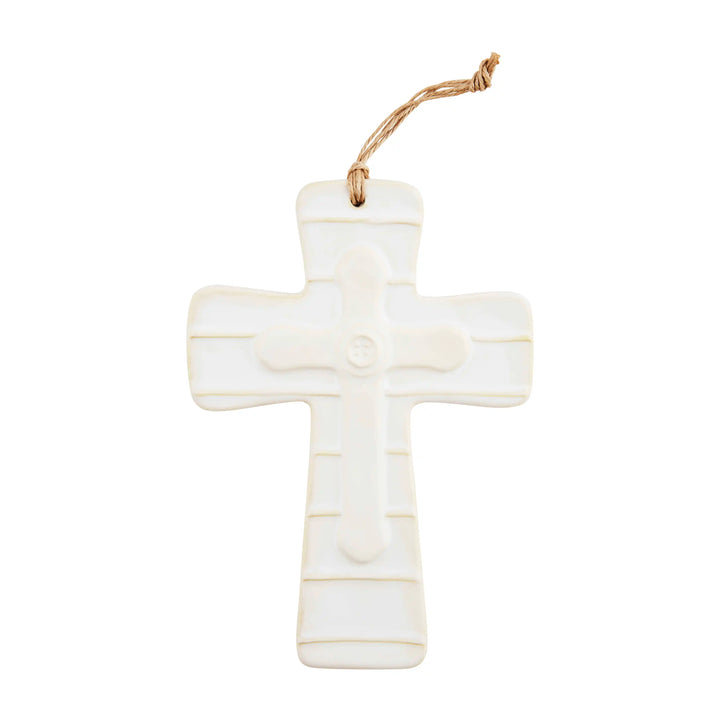 Layered Stoneware Cross