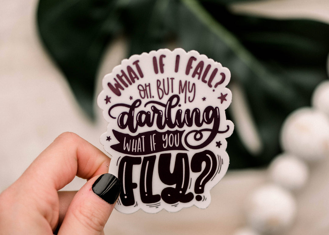 What If I Fall? Sticker