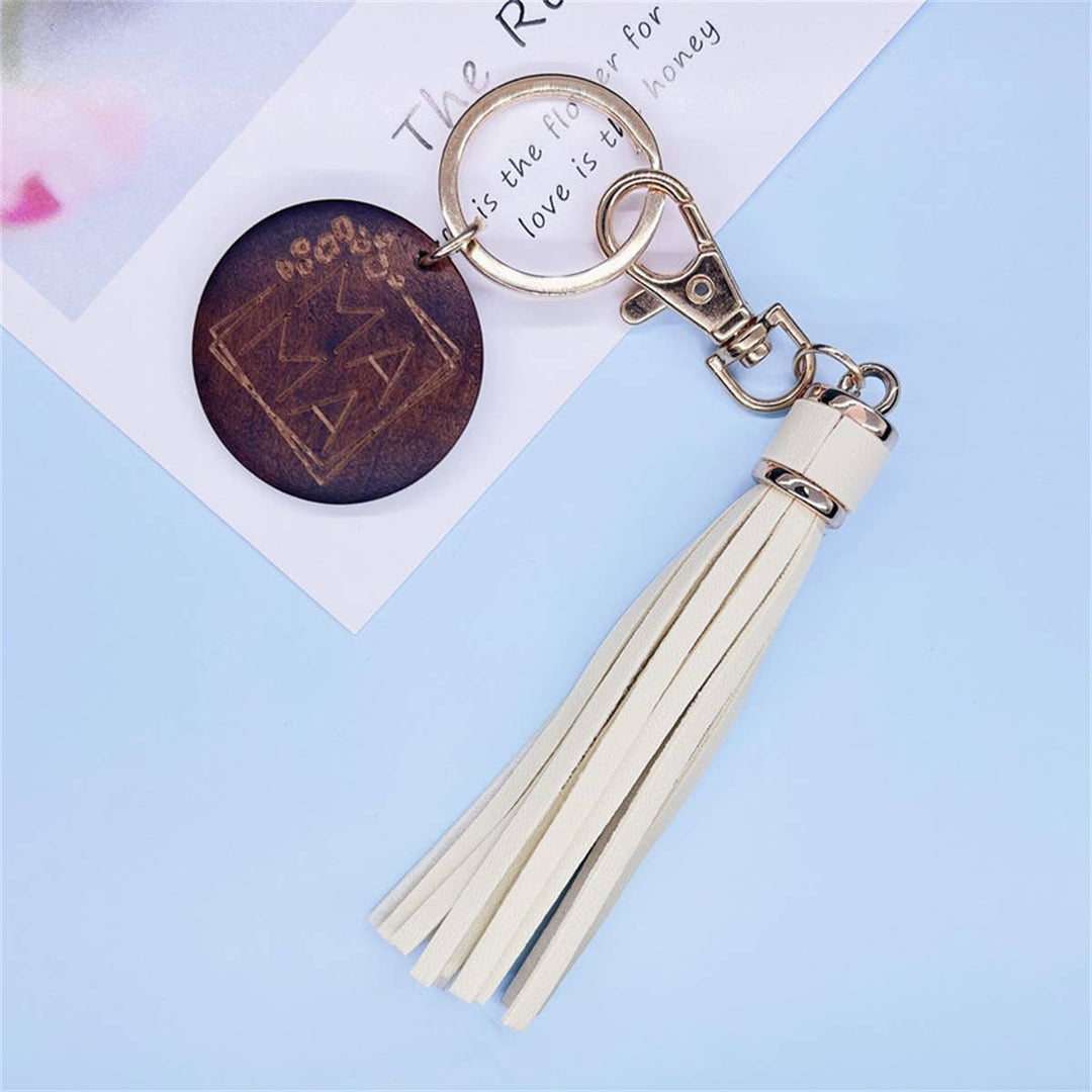 Mama Tassel Pendant Keychain