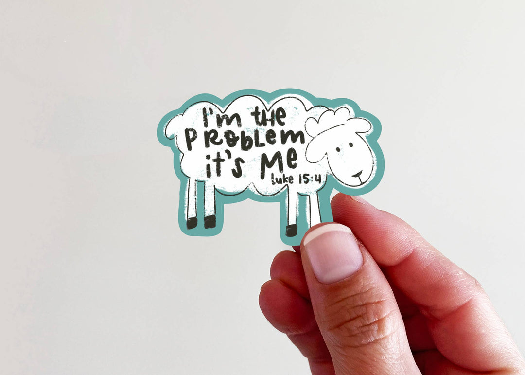 I'm the Problem Sheep Vinyl Sticker