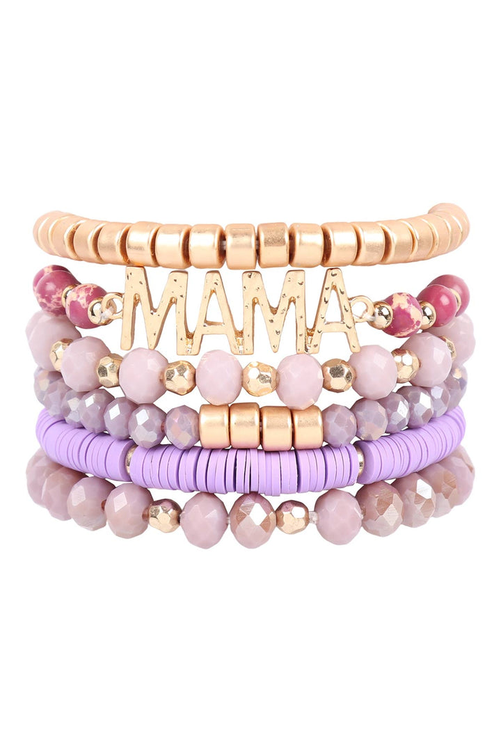 Mama Beaded Bracelet Set