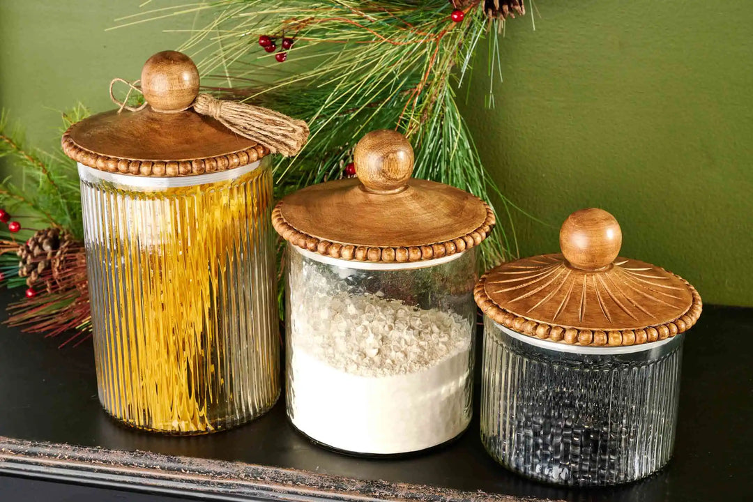 Beaded Canister Set