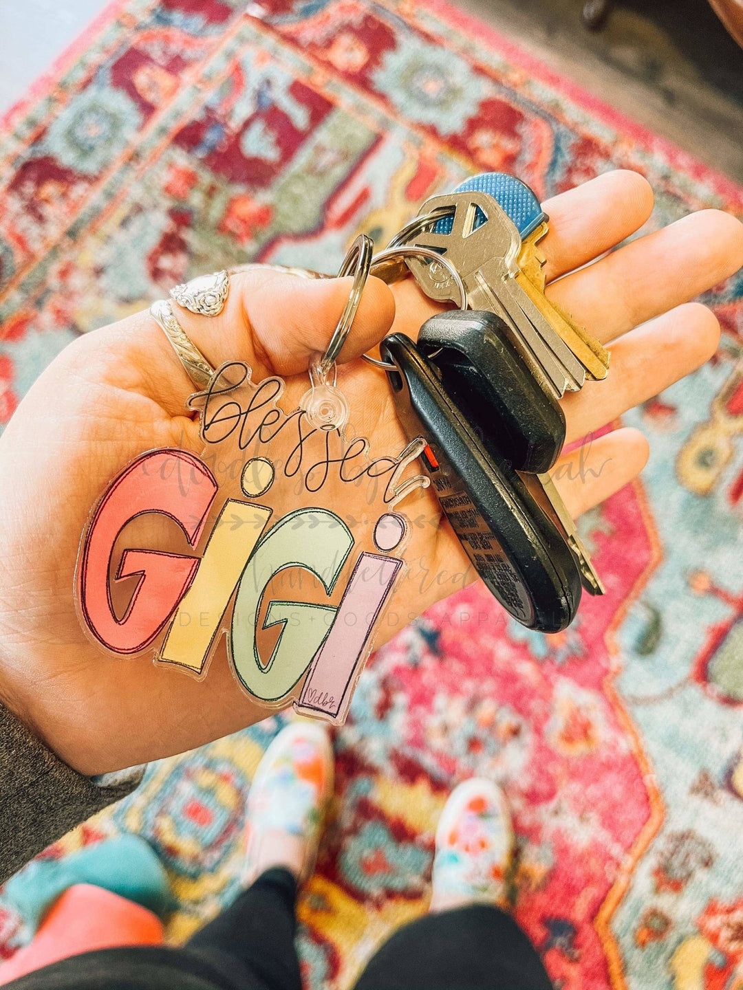 Blessed Gigi Acrylic Keychain