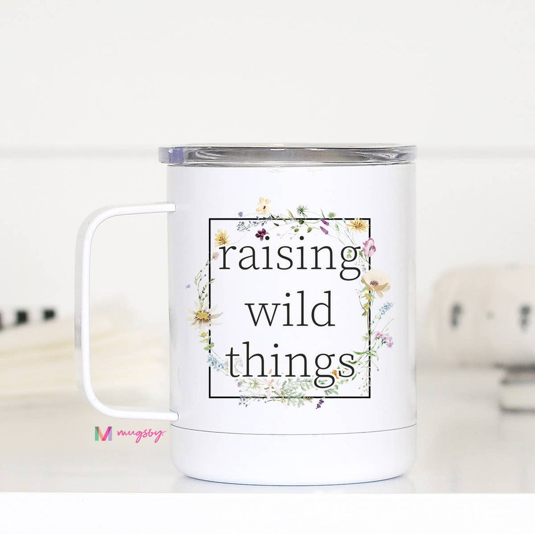 Raising Wild Things Travel Cup With Handle