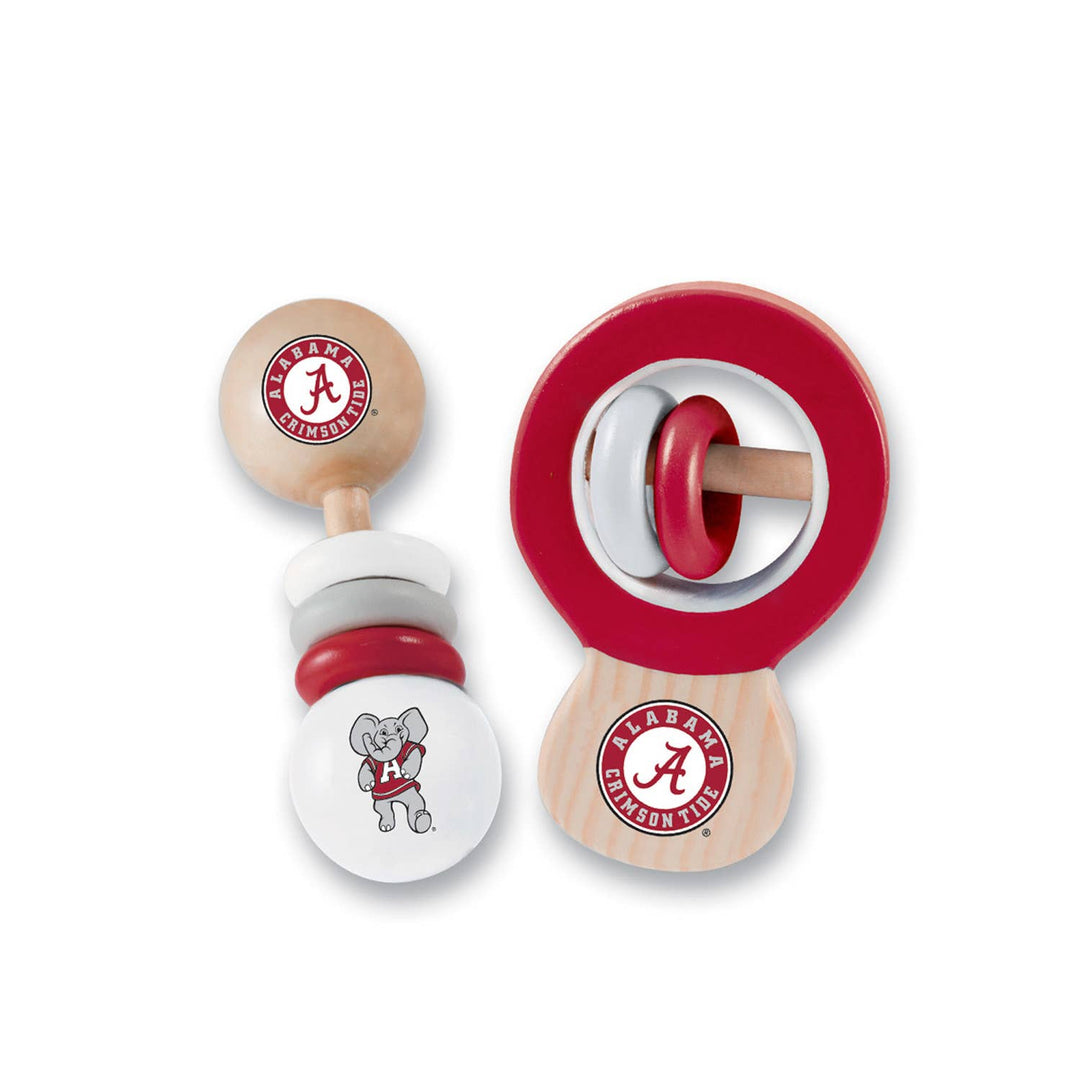 Alabama Crimson Tide NCAA Wood Rattle 2-Pack