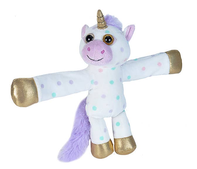 Huggers Polka Dot Unicorn Stuffed Animal