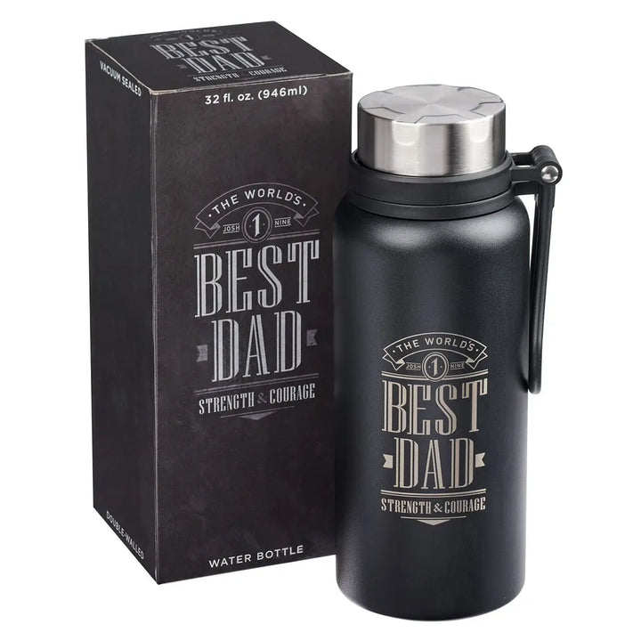 The World's Best Dad Stainless Steel Water Bottle