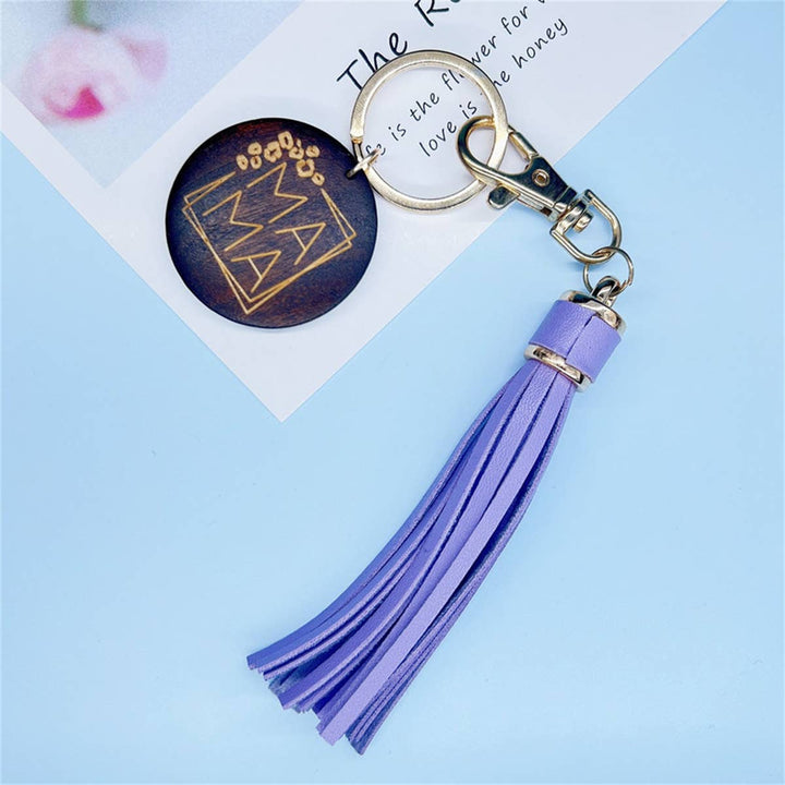 Mama Tassel Pendant Keychain