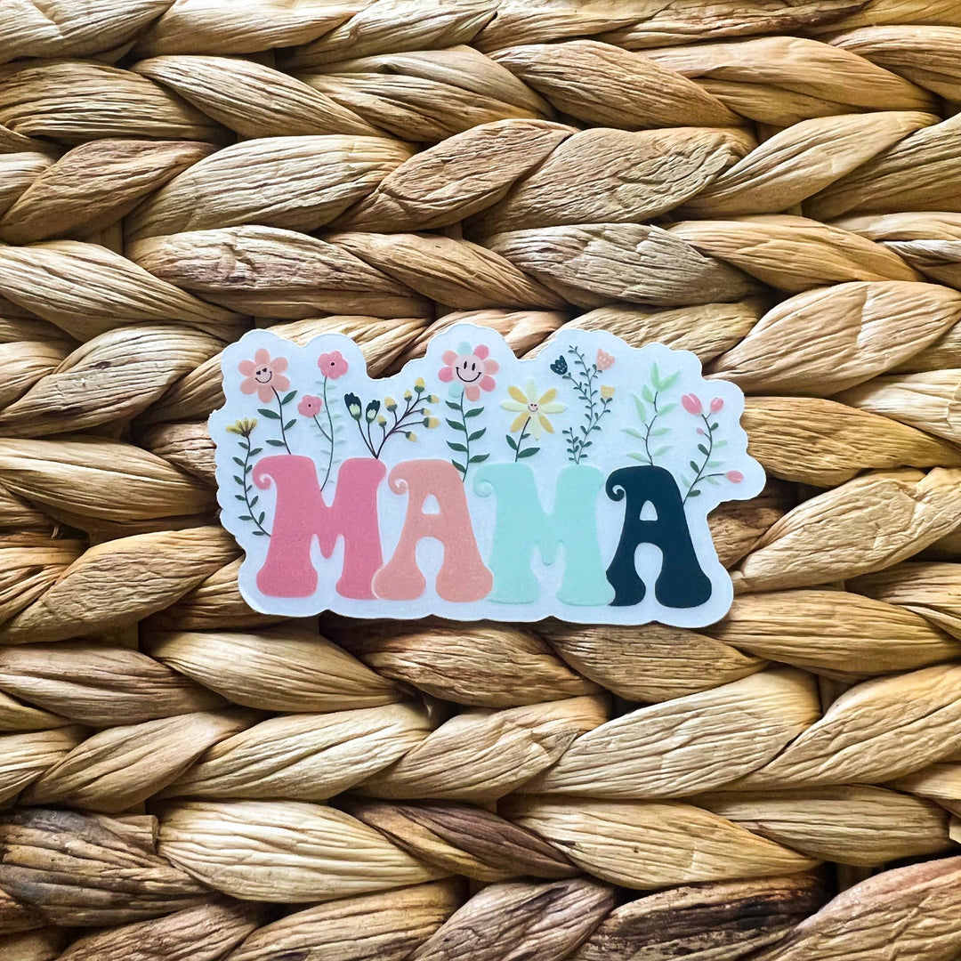 Mama Spring Floral Sticker
