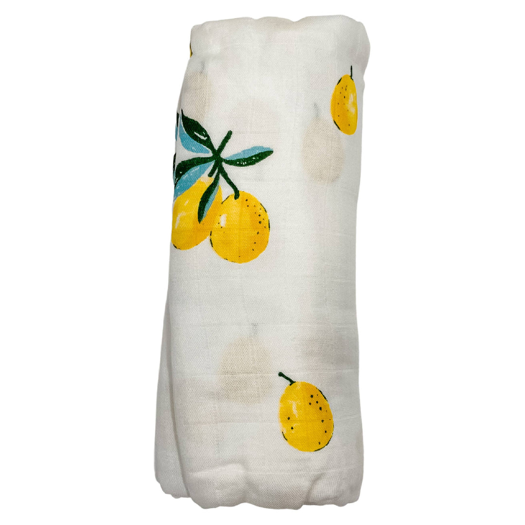 Lemons Muslin Swaddle