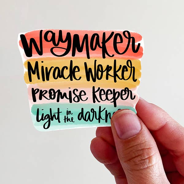 Waymaker Vinyl Sticker