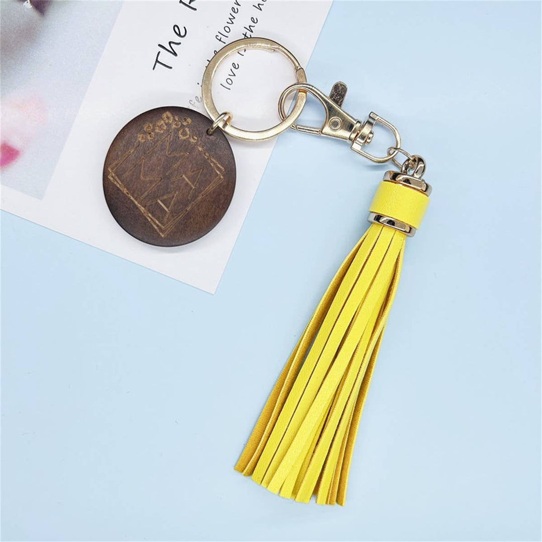 Mama Tassel Pendant Keychain