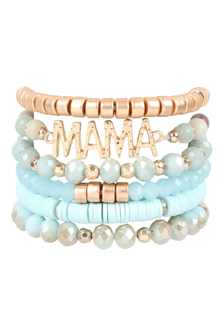 Mama Beaded Bracelet Set