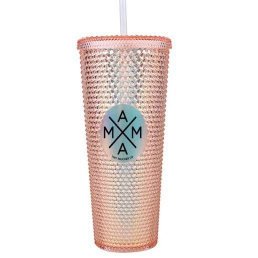 Mama X  Studded Plastic Tumbler